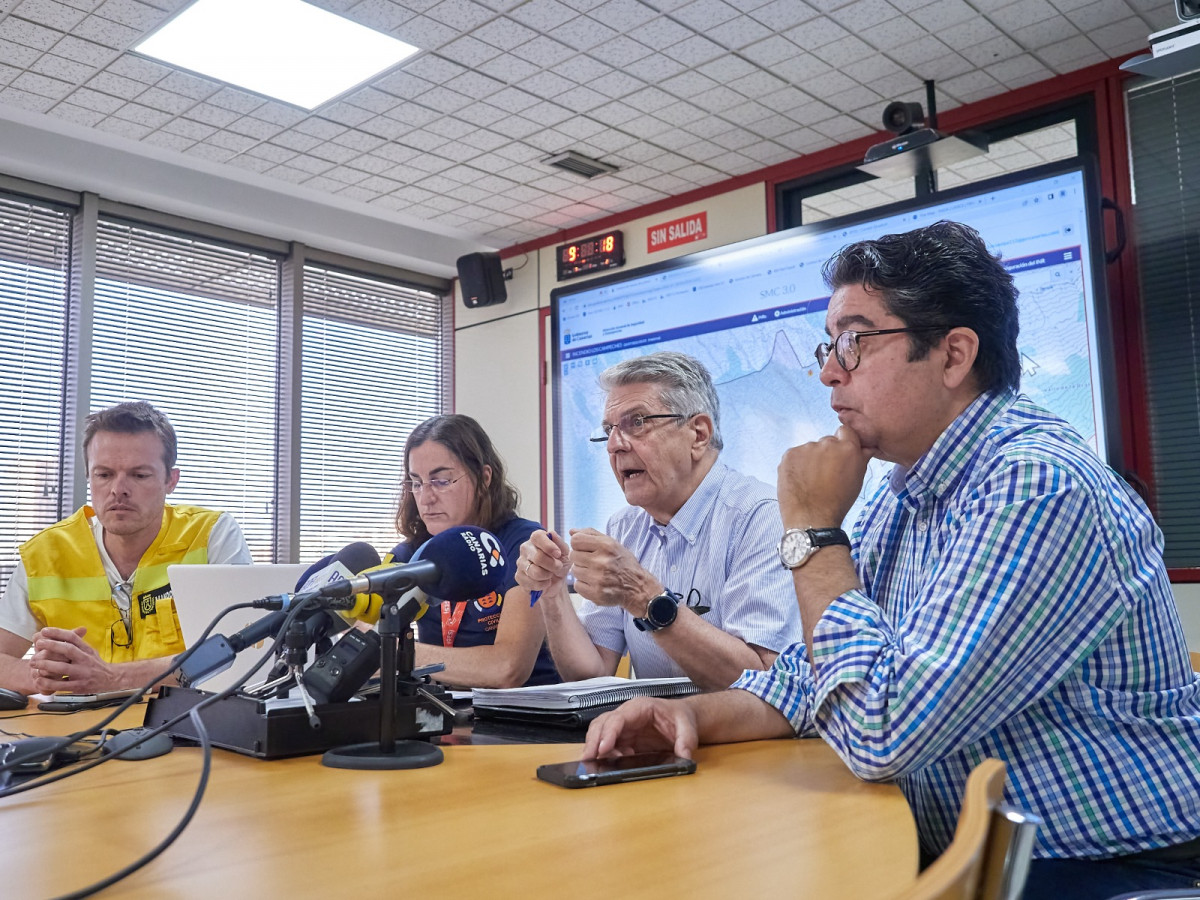 260722 Rueda de prensa incendio forestal Tenerife