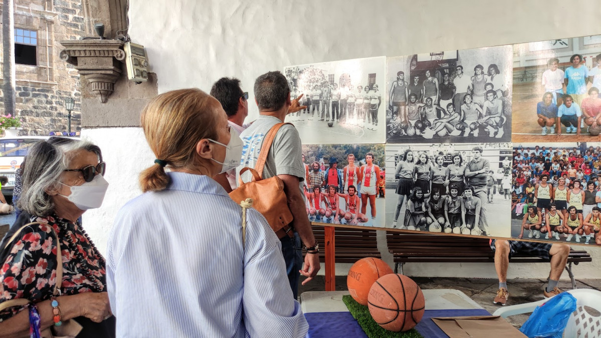 FOTO Detalle Expo Historia Viva del Baloncesto en La Palma 2