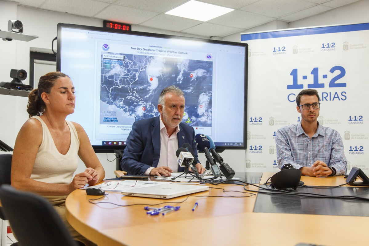 230922 El presidente de Canarias, en la rueda de prensa