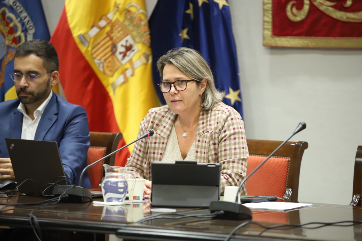 La consejera Alicia Vanoostende presenta los presupuestos en el Parlamento