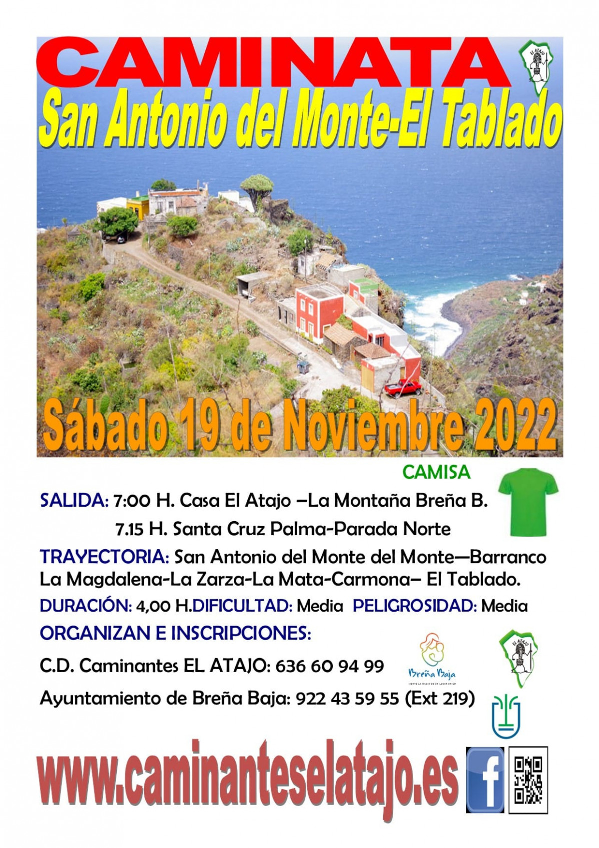 Caminata 22 ElTablado Cartel