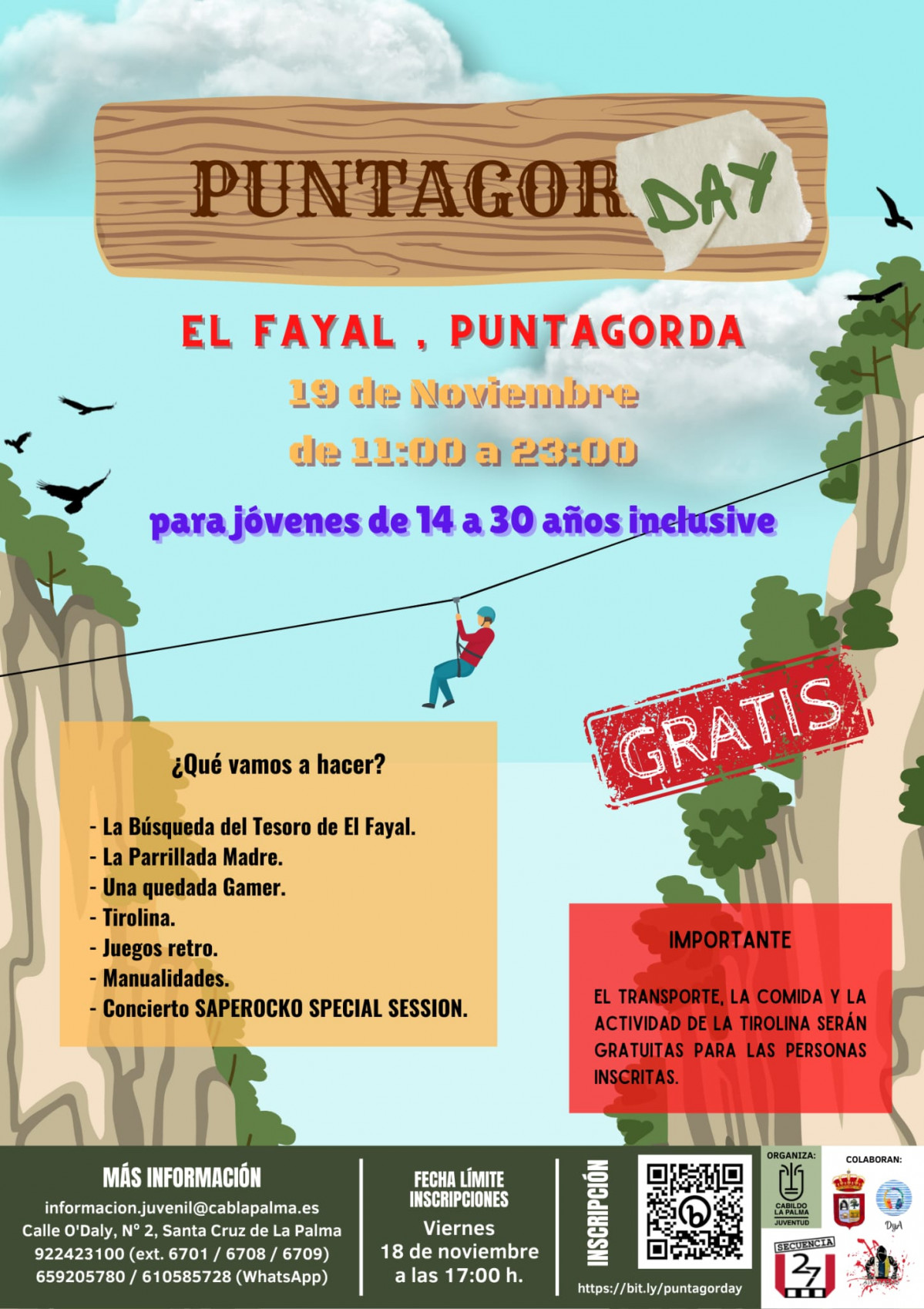 Encuentro juvenil Puntagorda cartel