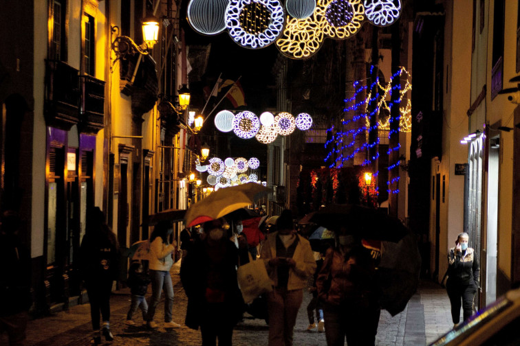Foto archivo alumbrado navideño en Santa Cruz de La Palma