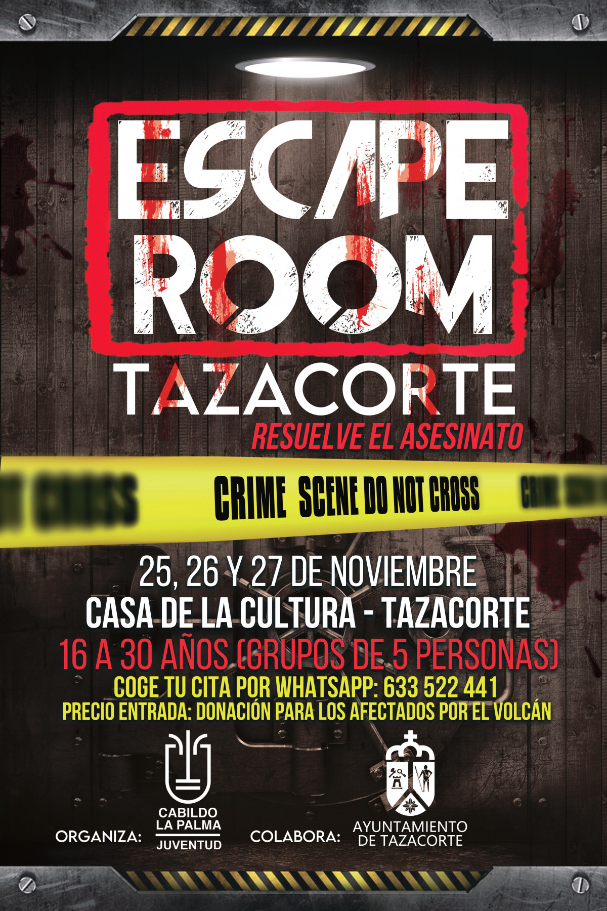 Cartel escaperoom tazacorte page 0001