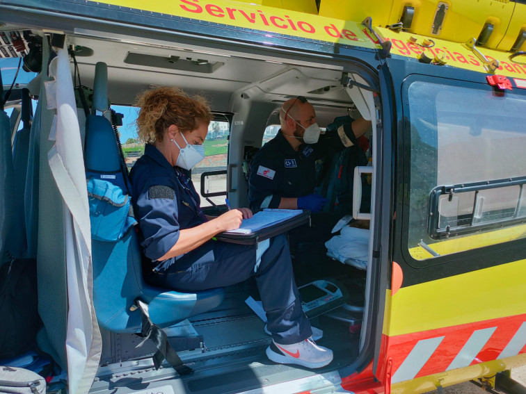 Personal helicóptero medicalizado SUC