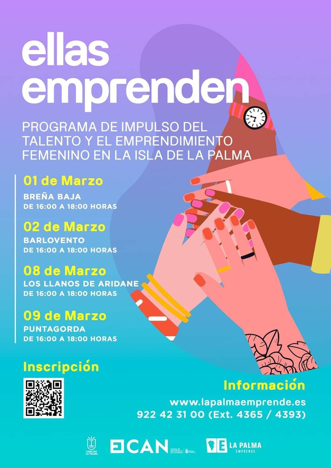 Cartel Ellas Emprenden