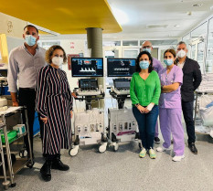 Llegada de los ecógrafos al Hospital Universtiario de La Palma