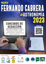 Cartel Premio Fernando Cabrera de Astronomía 2023 br