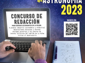 Cartel Premio Fernando Cabrera de Astronomía 2023 br