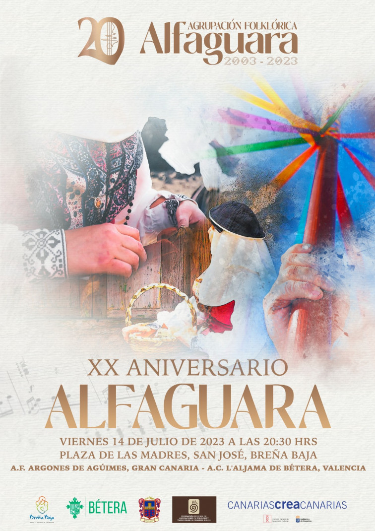 CARTEL XX ANIVERSARIO ALFAGUARA 2023
