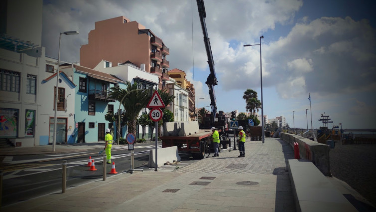 FOTO Inicio de los trabajos de la segunda fase de la avenida Marítima de Santa Cruz de La Palma