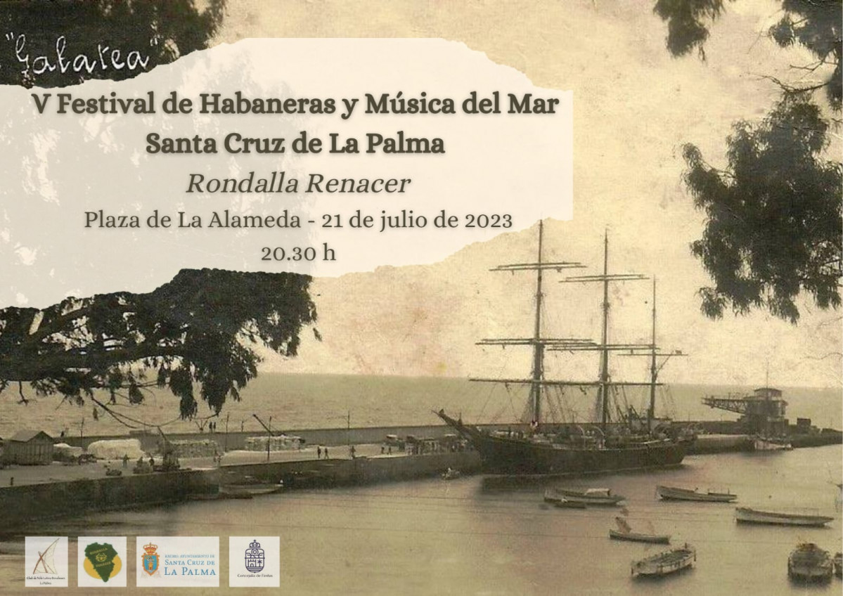 Cartel actualizado Festival de Habaneras en Santa Cruz de La Palma