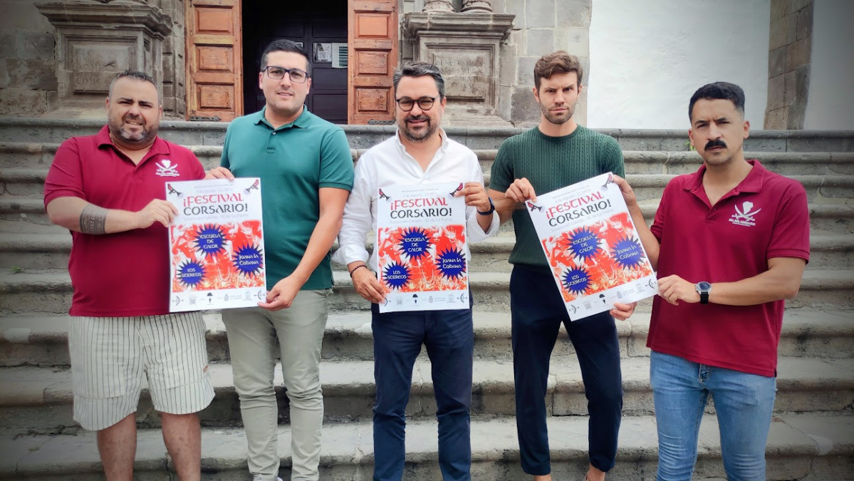 Foto Presentaciu00f3n del Cartel Festival Corsario 2023