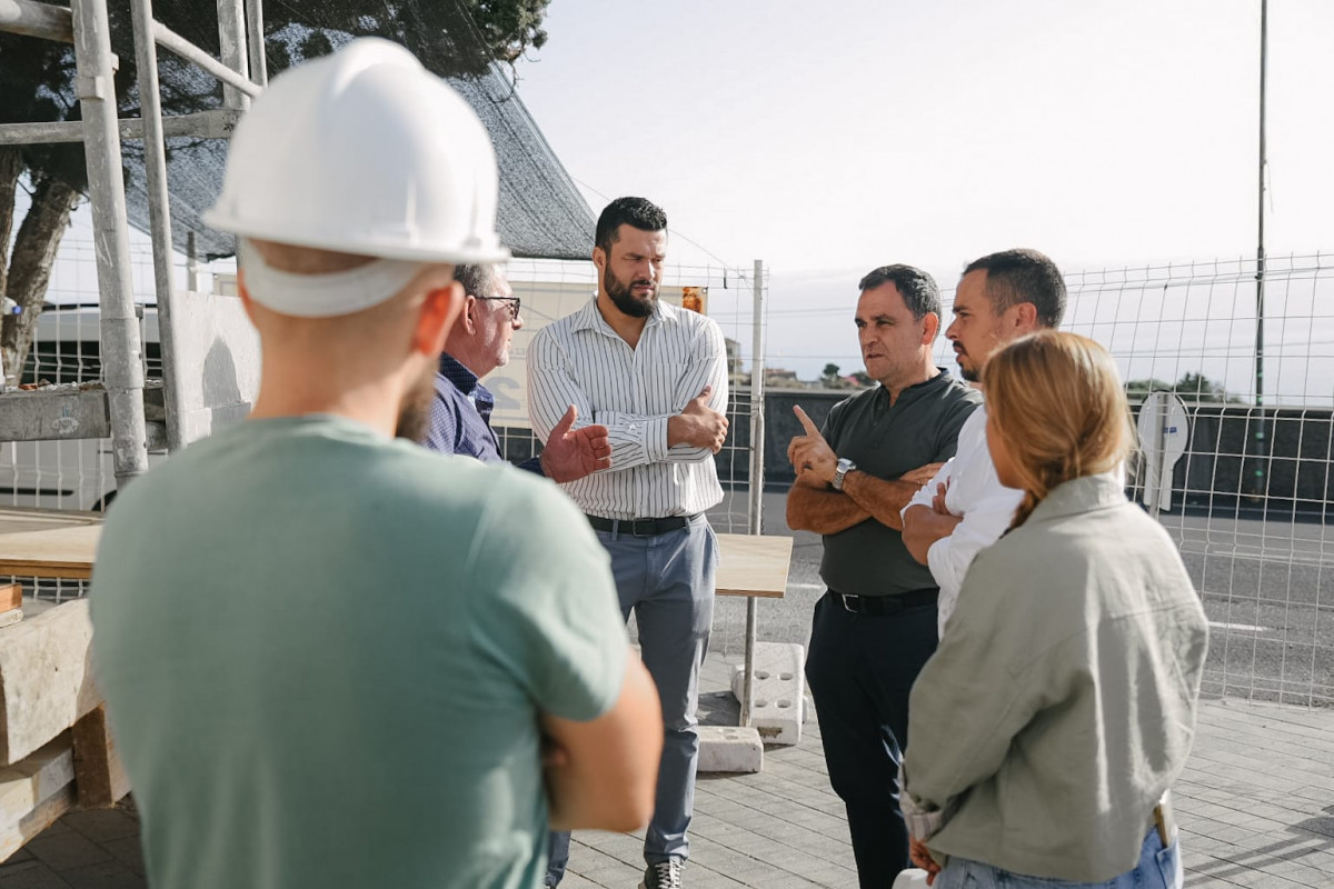 Visita obras Villa de Mazo 2