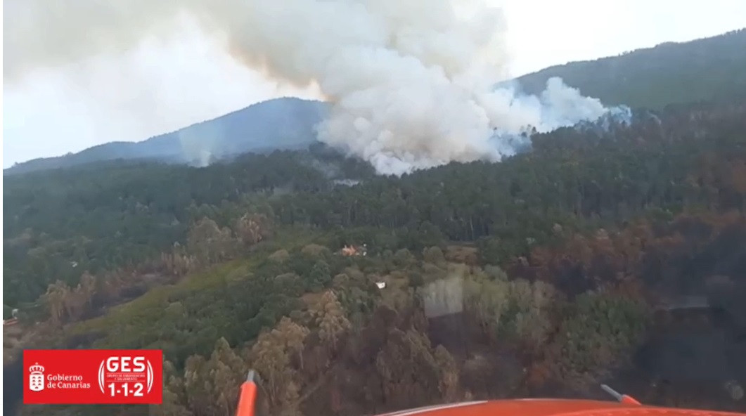 091023 Reactivaciu00f3n Incendio forestal Tenerife