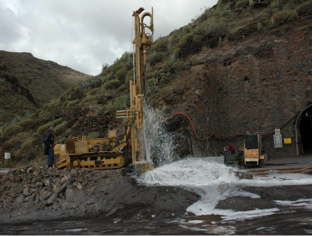 Sondeo para captar agua en La Gomera