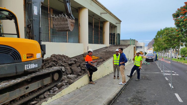 Obras polideportivo