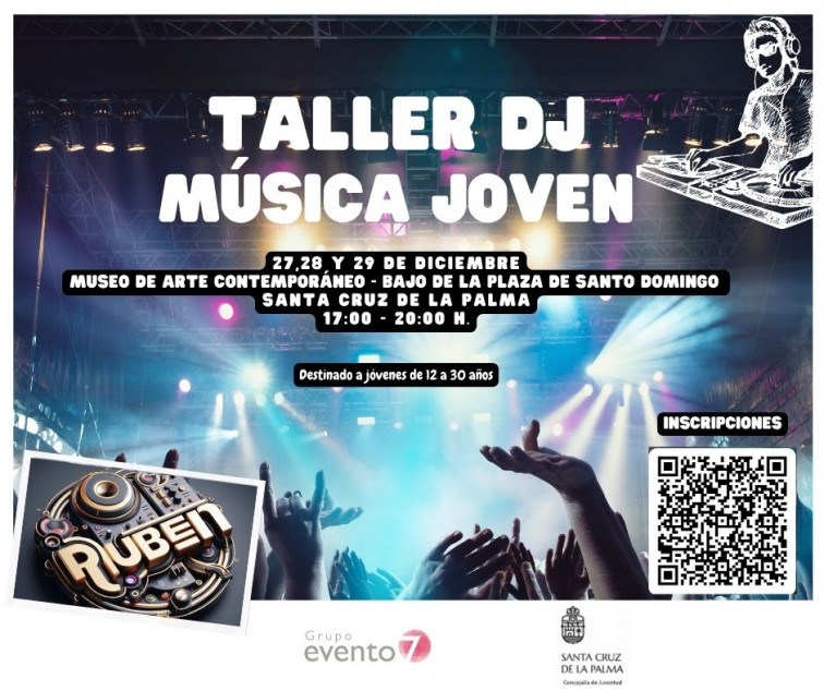Cartel TALLER DJ MUSICA JOVEN (1)