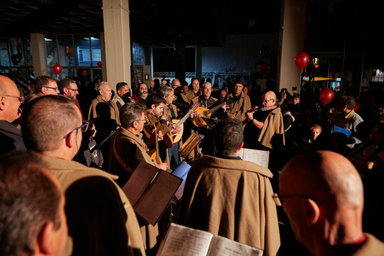 Los Arrieros en la inauguración del Nacimiento