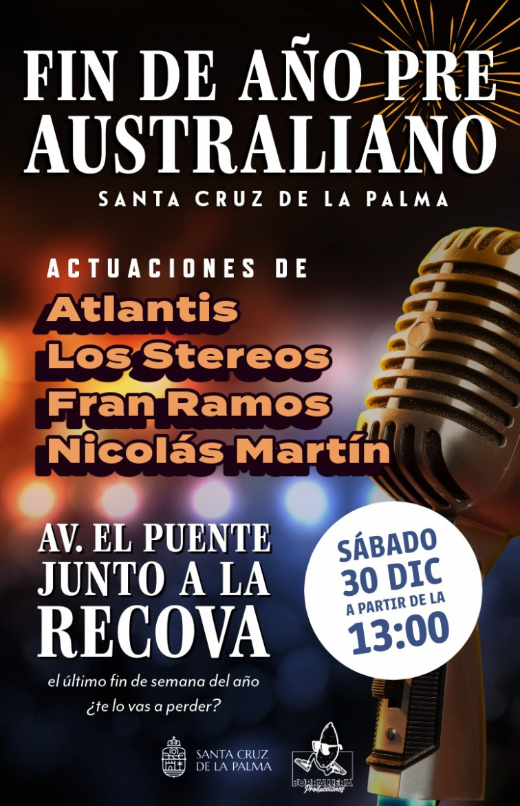 Cartel fiesta Pre Fin de Año