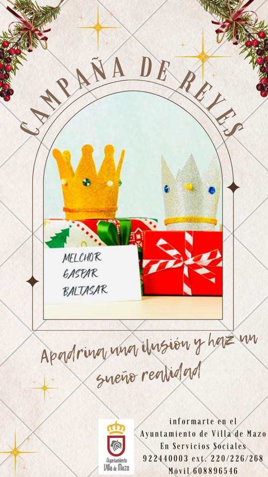 Cartel Campaña Reyes Villa de Mazo