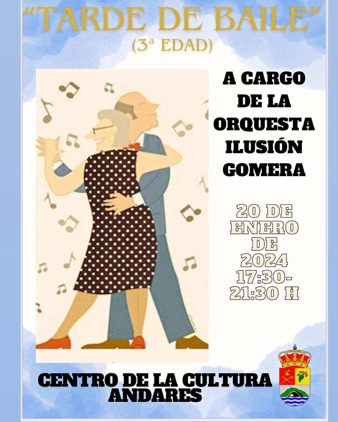 Cartel tardes de baile