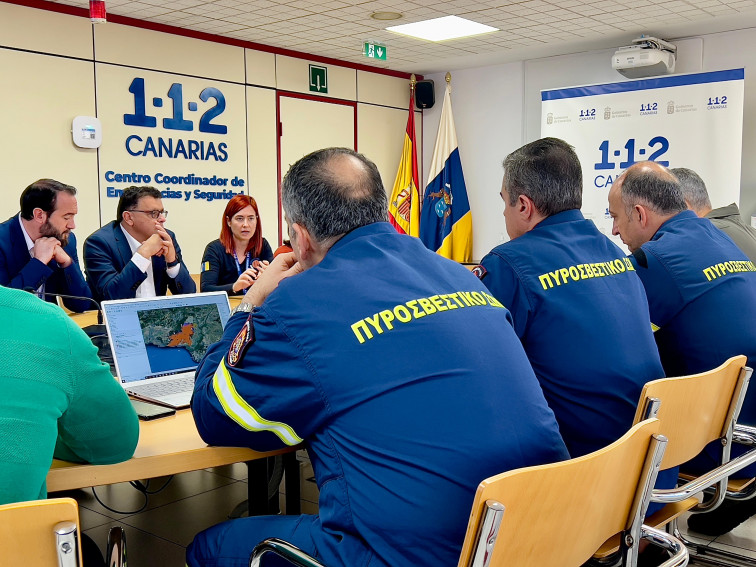 180124 Visita delegación Bomberos de Grecia