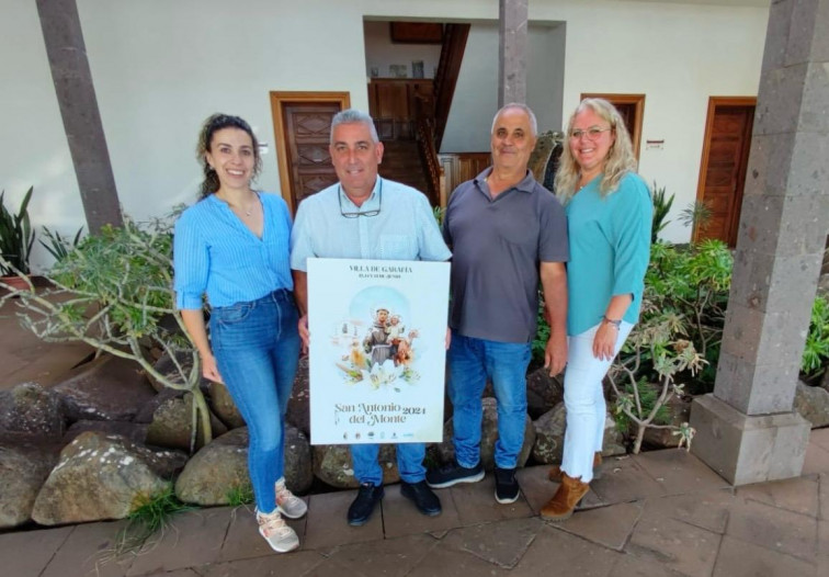 GARAFÍA CARTEL ANUNCIADOR SAN ANTONIO DEL MONTE 2024