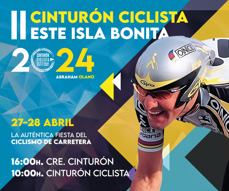 Cartel A3 Cinturón Ciclista Este Isla Bonita