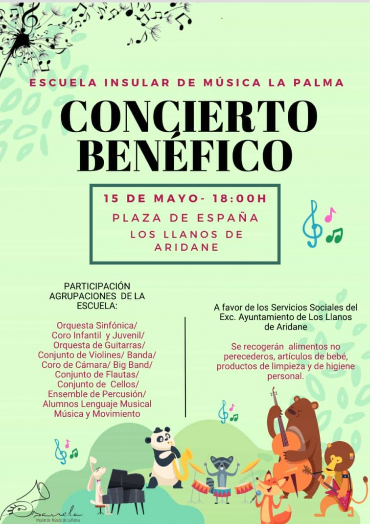 Cartel Concierto benéfico