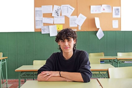 Diego estudiante Diario Palmero
