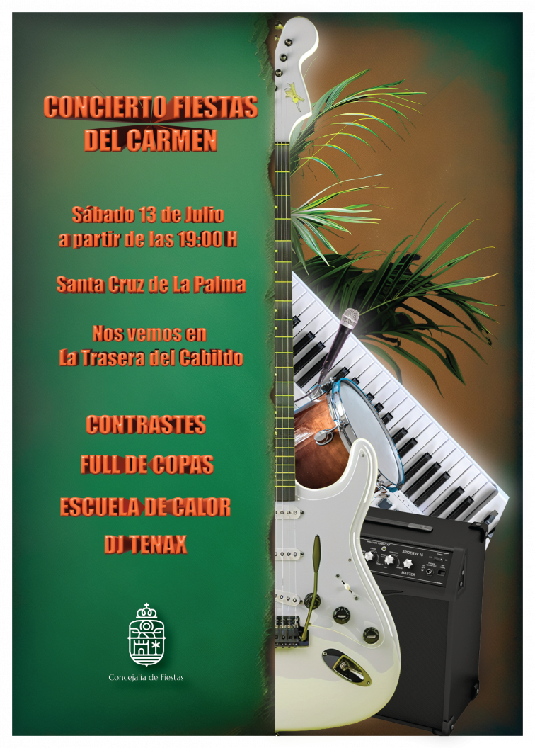 CONCIERTO FIESTAS DEL CARMEN 2024 CARTEL