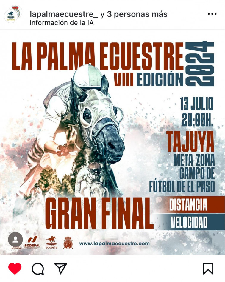 Cartel La Palma Ecuestre 1