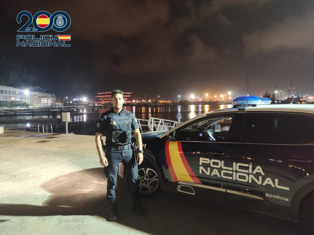Imagen policia Diario Palmero 
