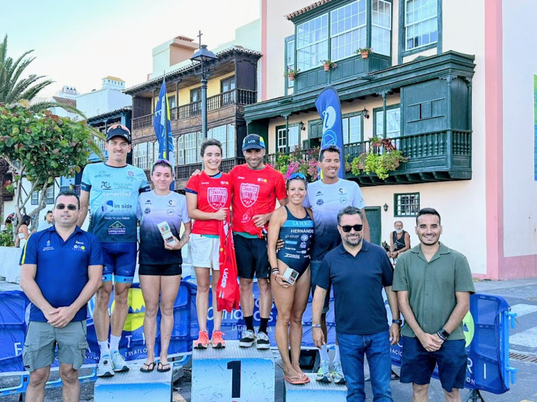 FOTO Irene Loizate y Ricardo Hernández ganan la cuarta edición del Triatlón de Santa Cruz de La Palma