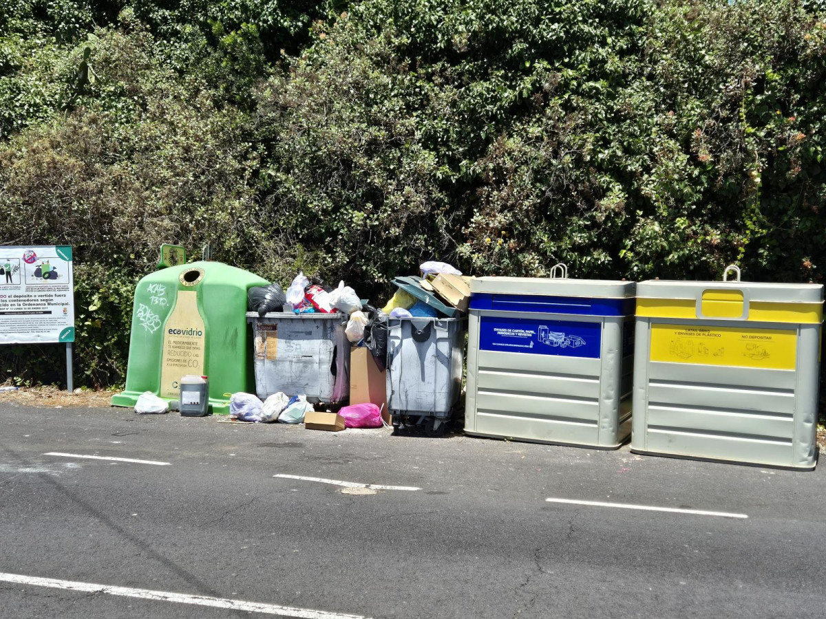 BASURA LA ROSA JUNTO A LP 206 Diario Palmero 