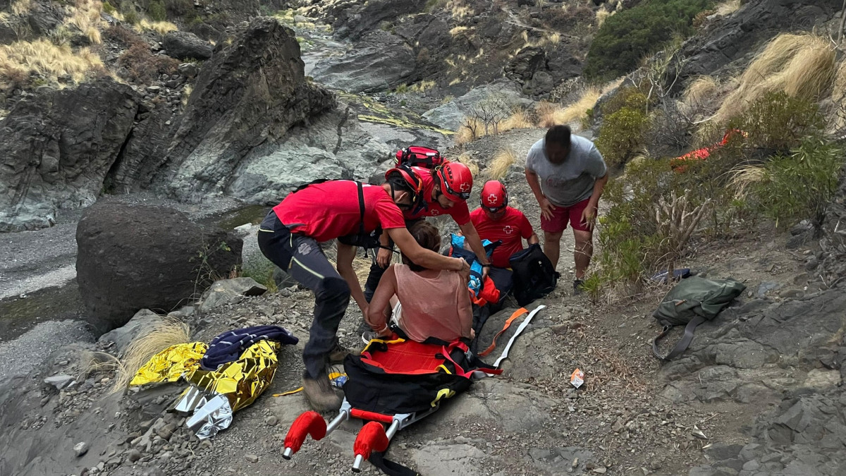 Rescate cruz Roja Diario palmero