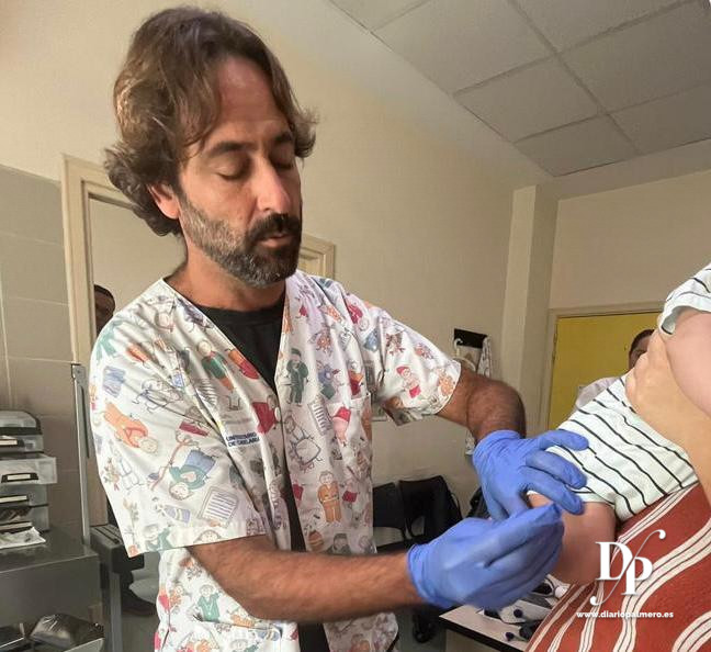 Vacunacion contra el VRS en el Centro de Salud de Anaza