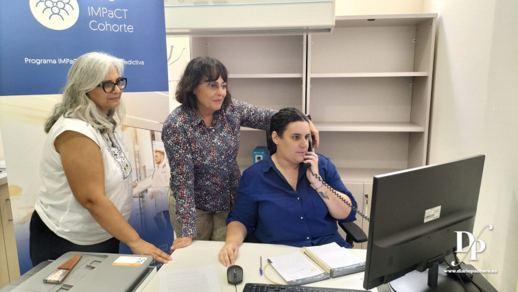 Parte del equipo de Impact Cohorte de La Palma