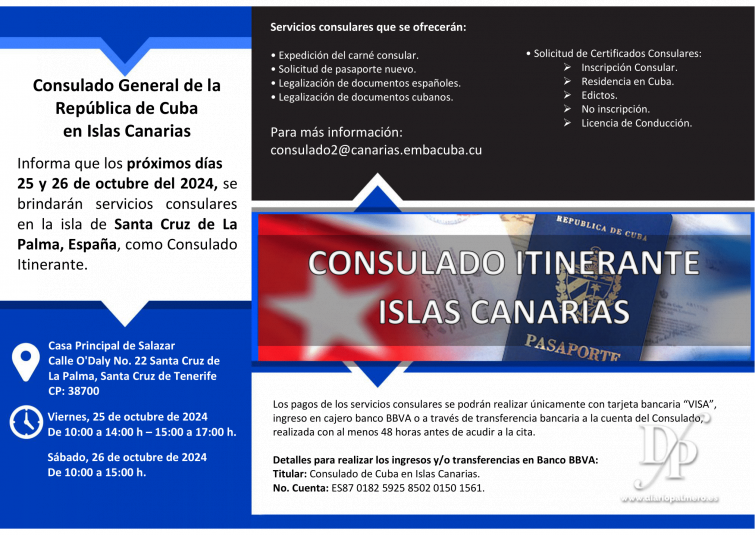 Cartel Consulado Itinerante Cuba