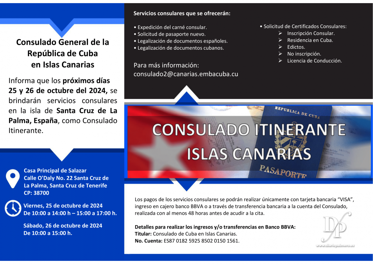 Cartel Consulado Itinerante Cuba