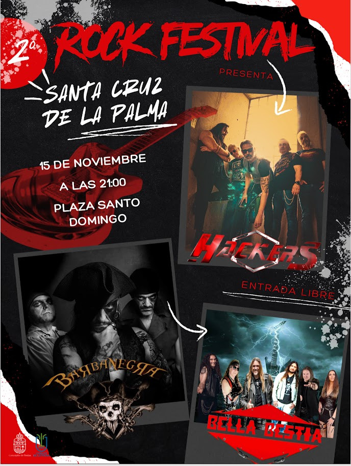 Cartel Rock Festival Santa Cruz de La Palma