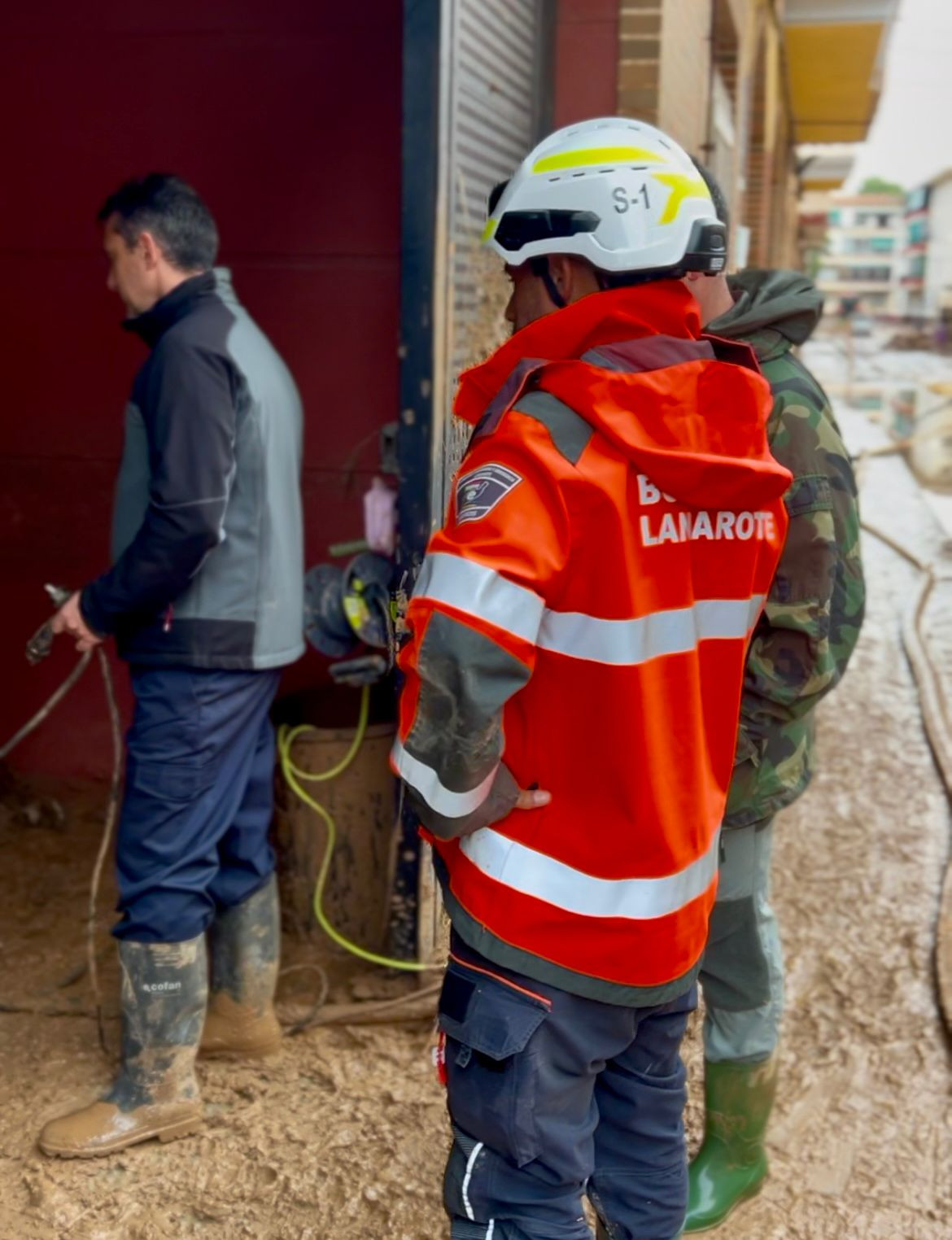 Dispositivo canario en Valencia   trabajos Bomberos de Lanzarote 2