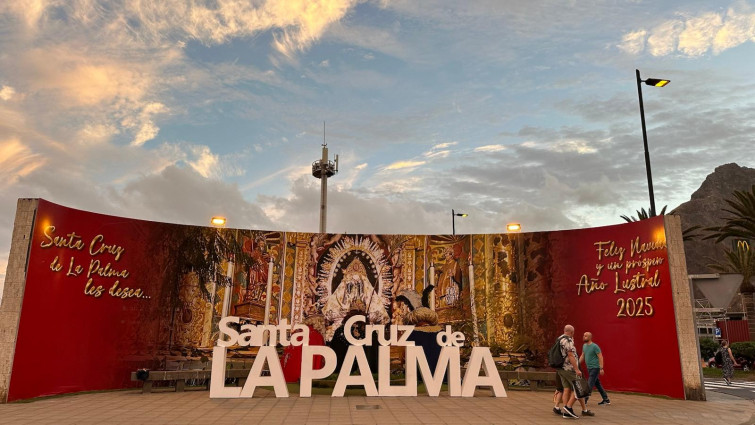Nueva imagen en el kilómetro cero de Santa Cruz de La Palma