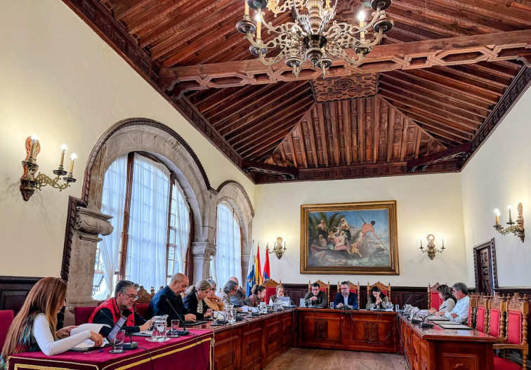FOTO instante de la celebración del Consejo Rector del OAL de la aprobación de presupuestos