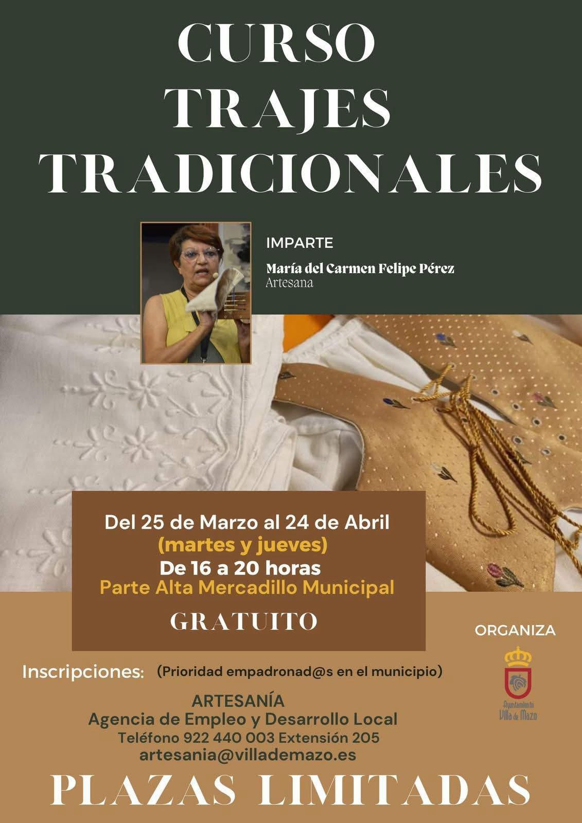 Curso trajes tradicionales