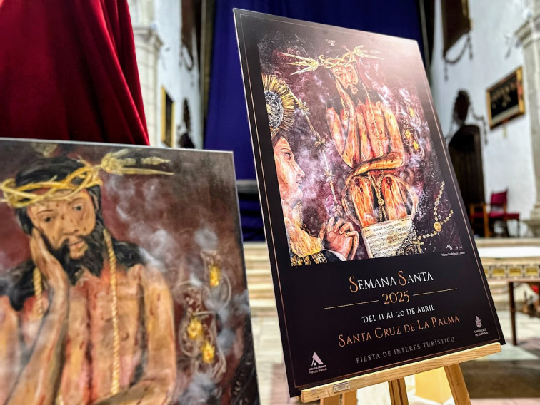 Imagen en lienzo e impresa del Cartel de Semana Santa 2025