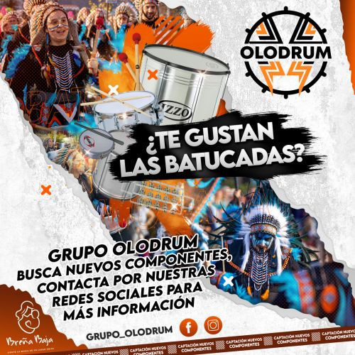 W Olodrum 25 Inscripciones Cartel