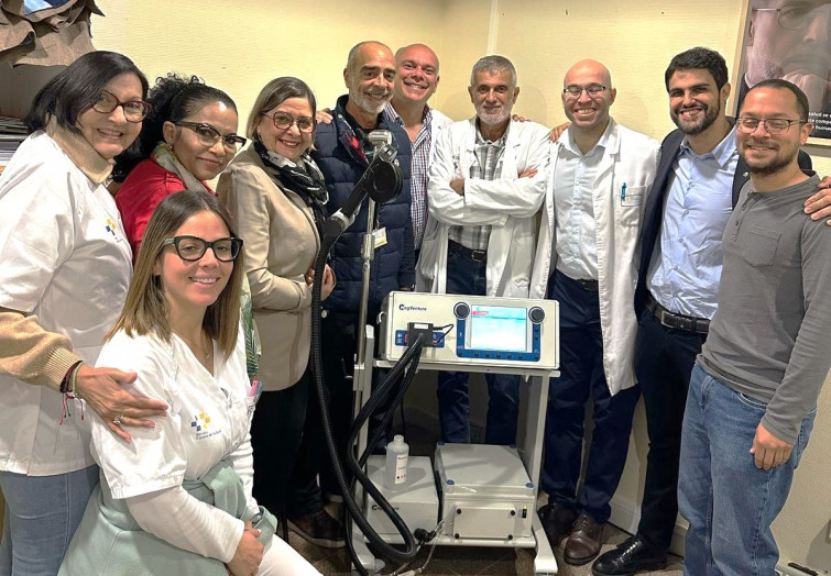 Profesionales responsables de la estimulación magenética trascraneal del Hospital de La Palma