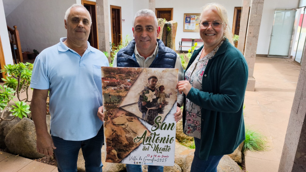 Garafía ya tiene cartel anunciador para San Antonio del Monte 2025